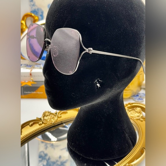 🆕 ALEXANDER MCQUEEN 🧿 NWOT AM0366S 003 Wire Rimmed Butterfly Shaped Glasses - Picture 7 of 16